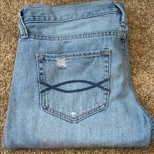 Abercrombie boyfriend straight jeans